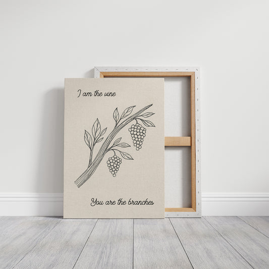 Vineyard Scripture In Simple Lines