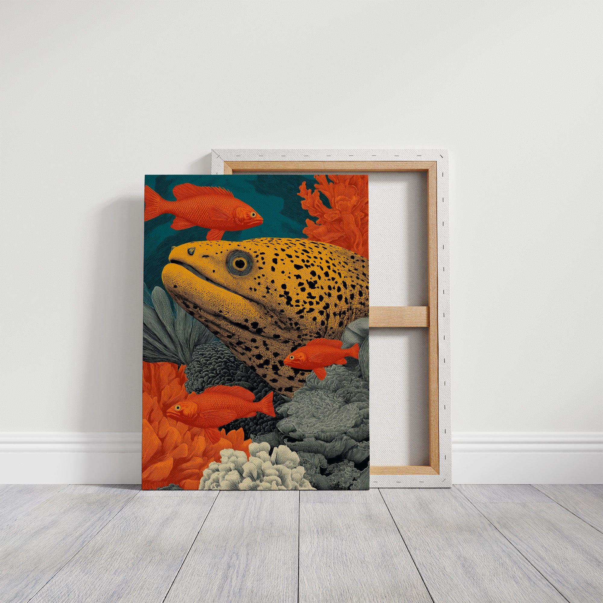 Moray Among the Reef