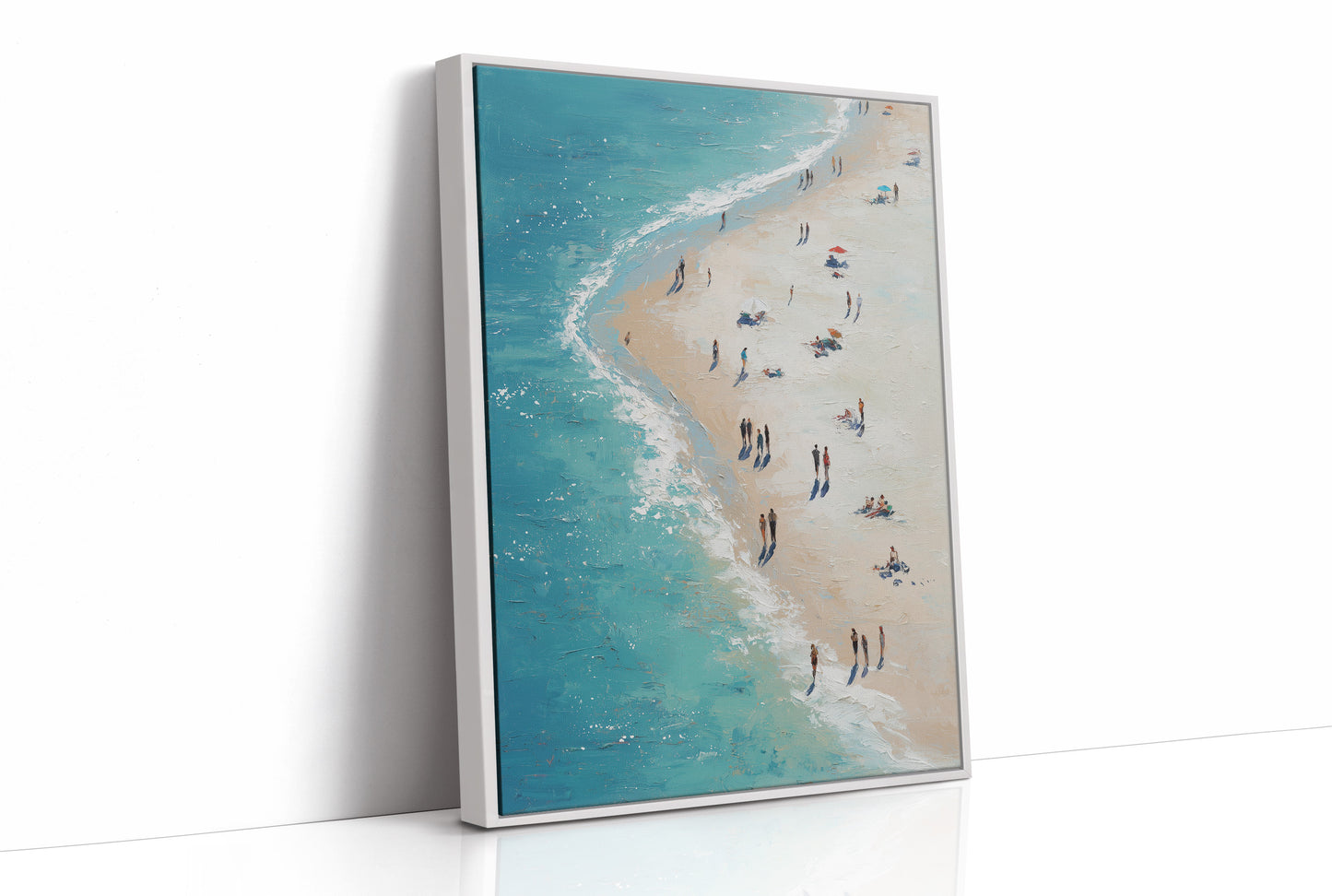 Tiny Figures Dance With Tides