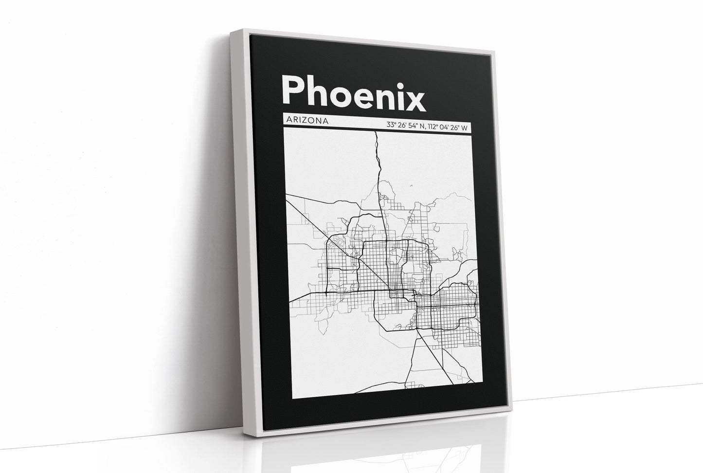 Phoenix, Mapped in Black