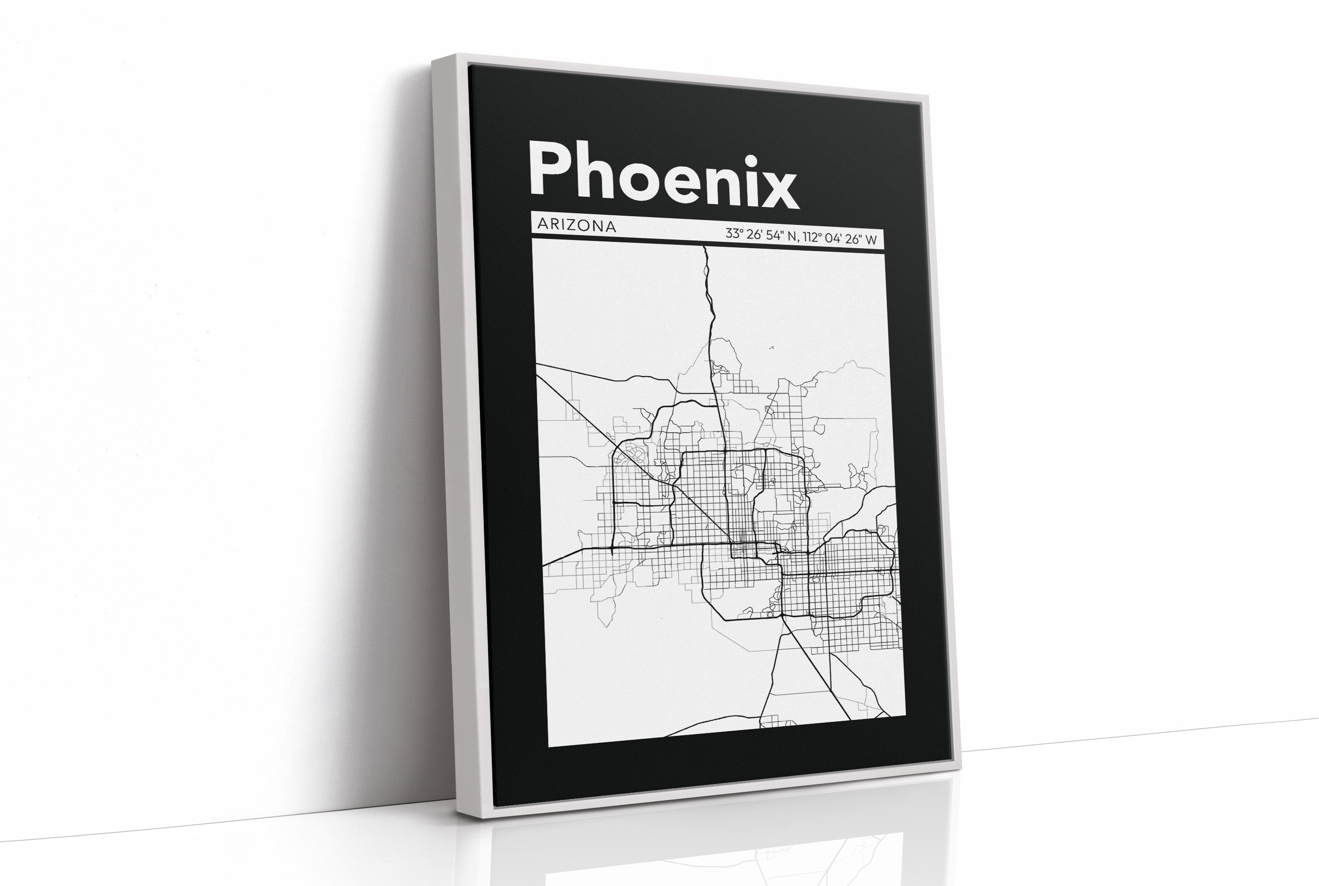 Phoenix, Mapped in Black