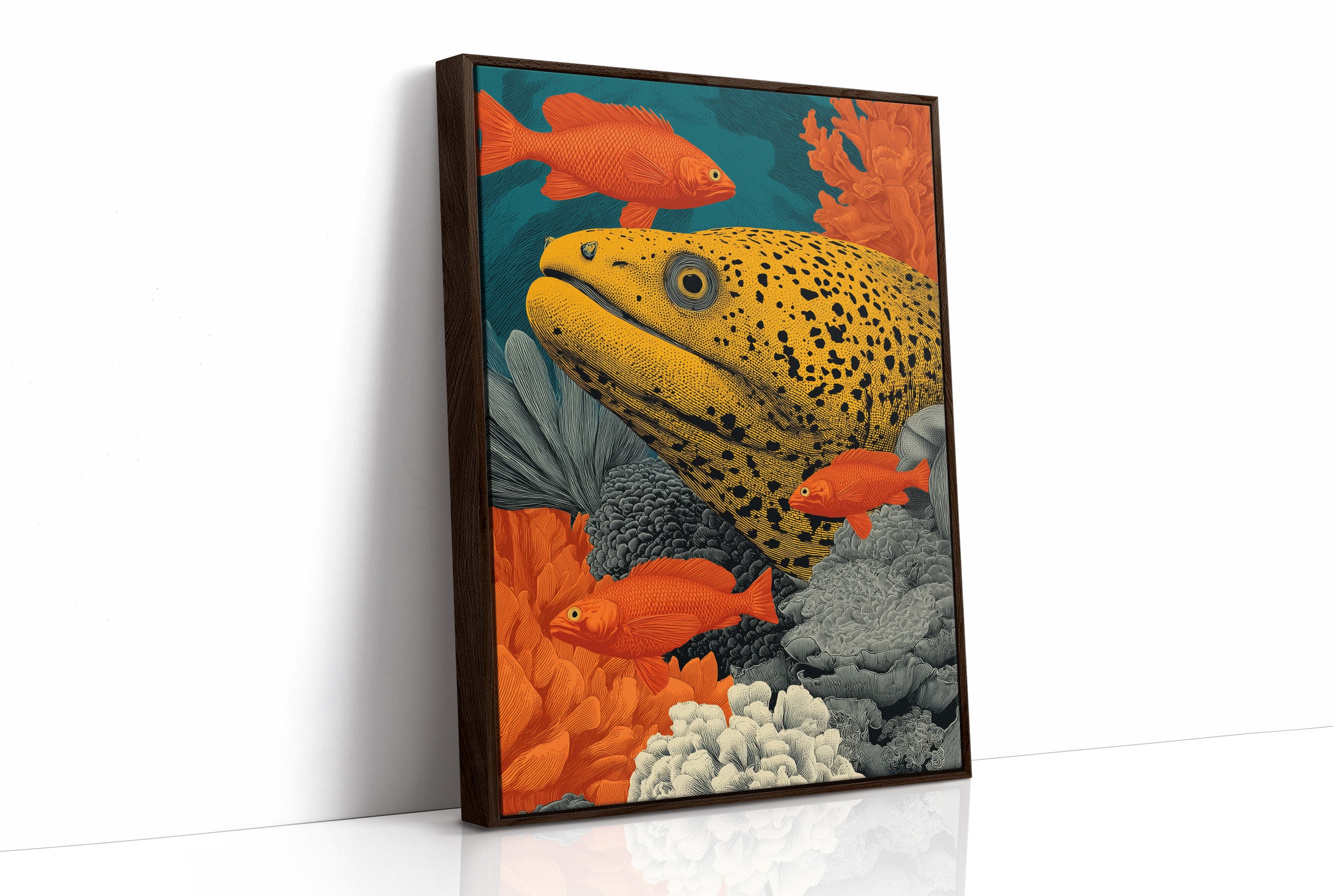 Moray Among the Reef
