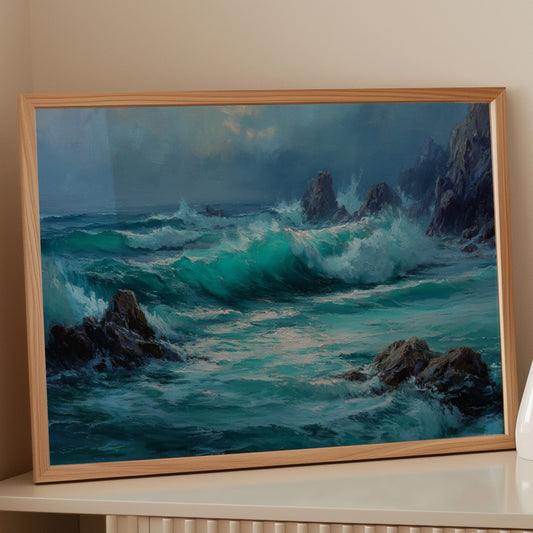 Ocean Symphony In Turquoise Light
