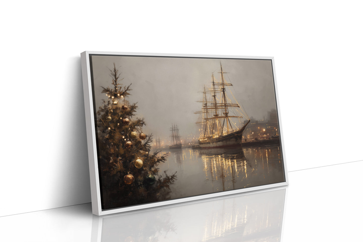 The Fleet Slept Under Holiday Lights