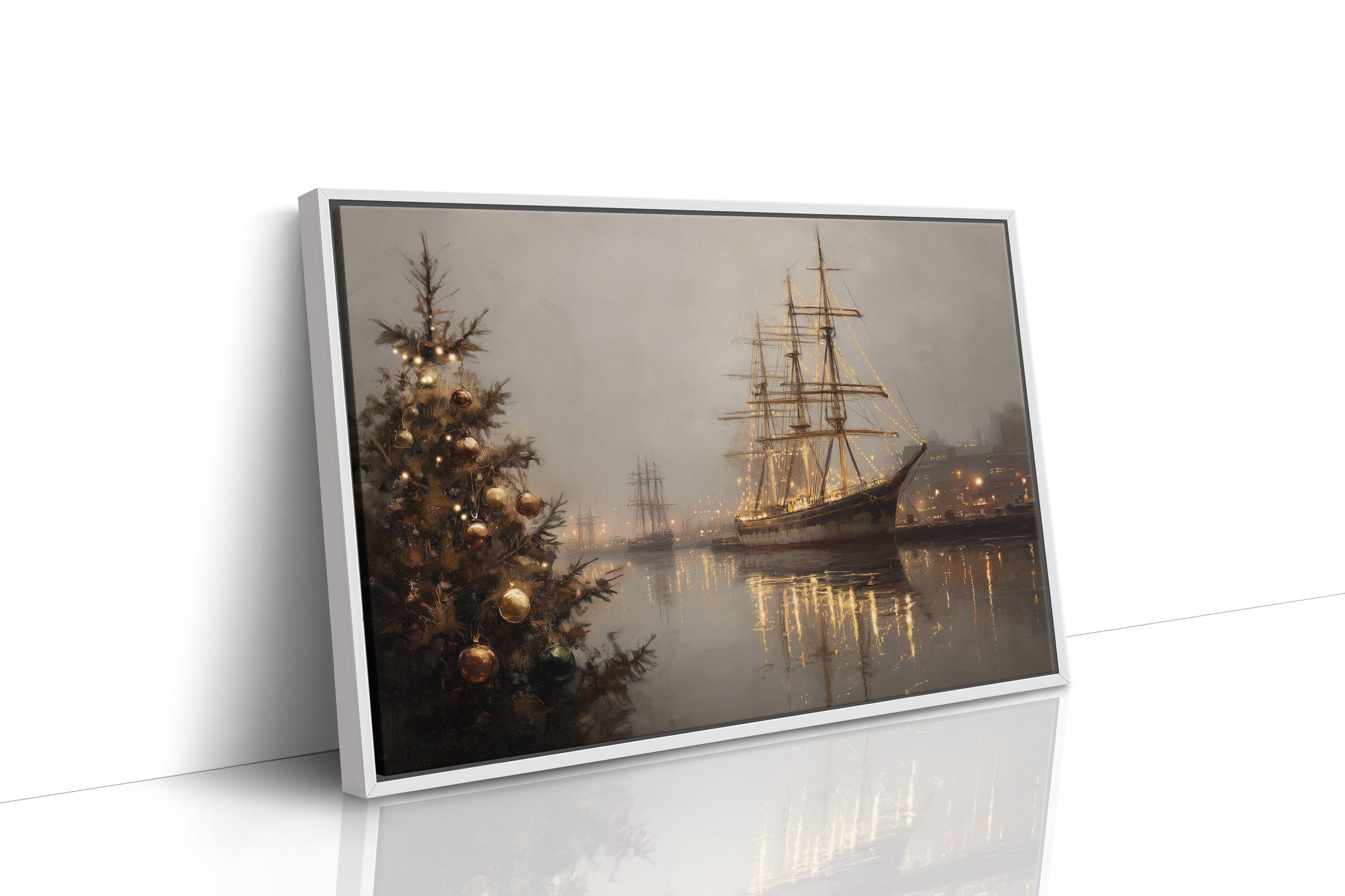 The Fleet Slept Under Holiday Lights