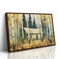 Cabin Lost in the Birches