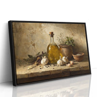 Golden Oil and Garden Herbs