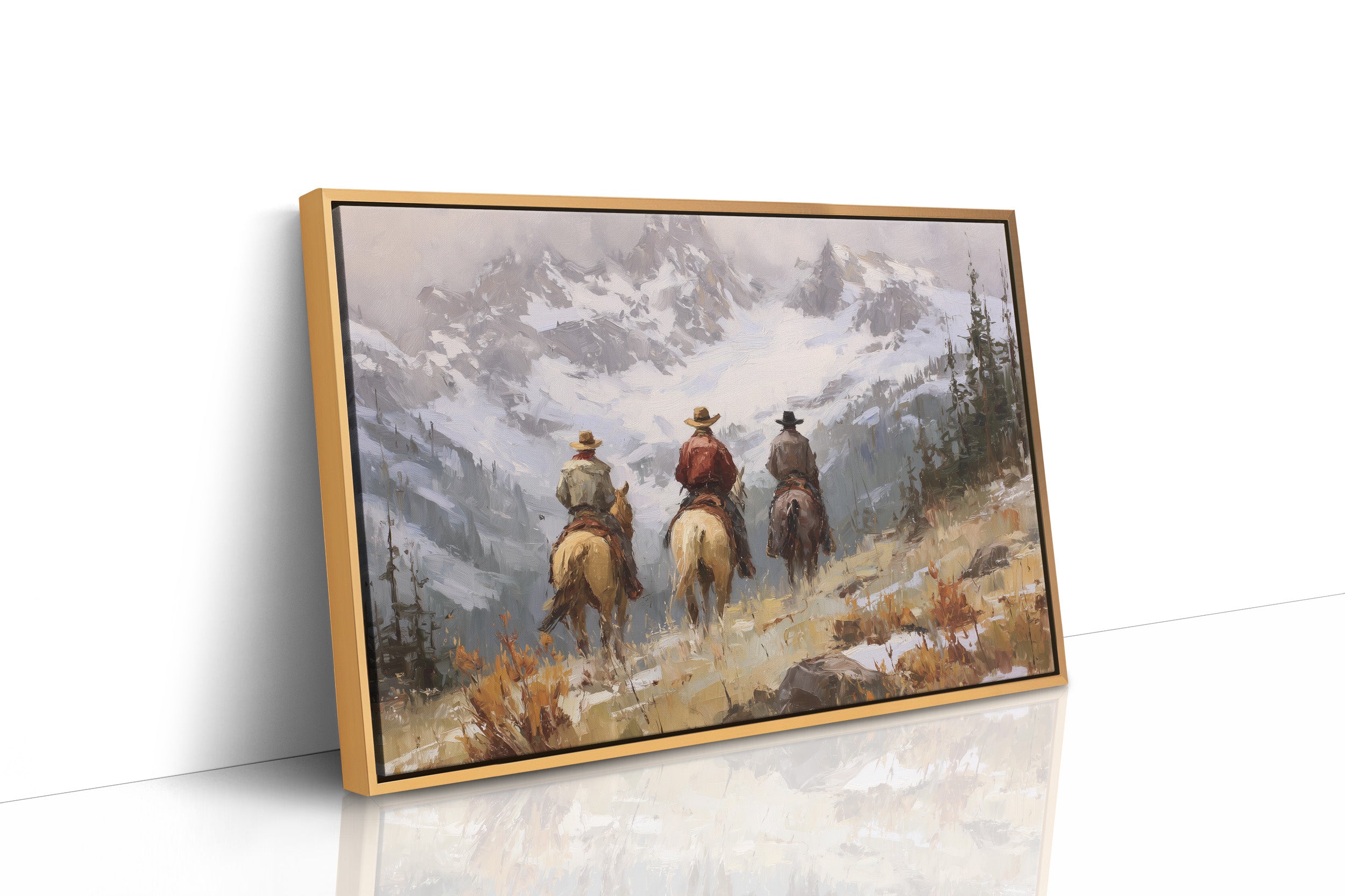 Three Riders Before the Snow