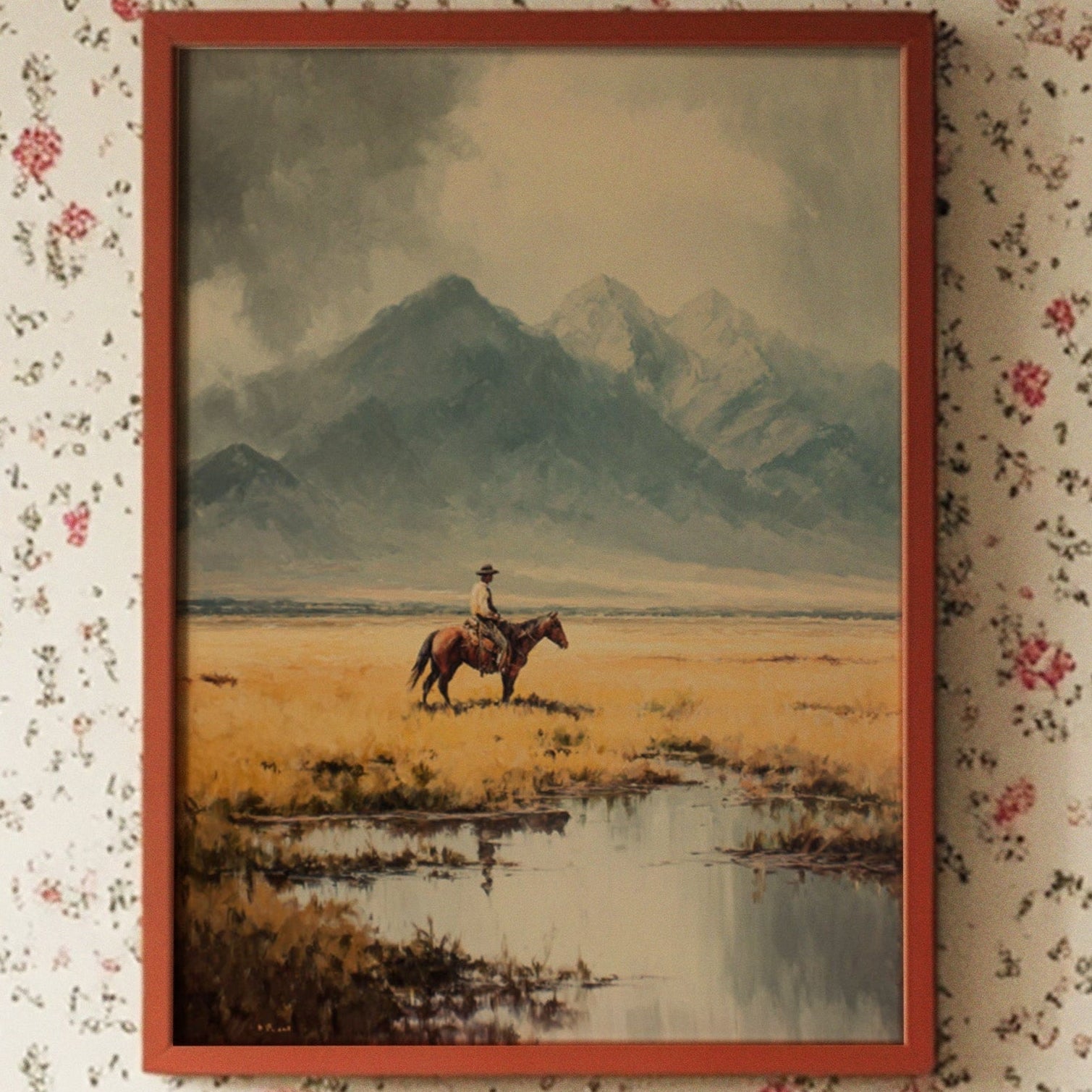 Between Mountains and Golden Grasses