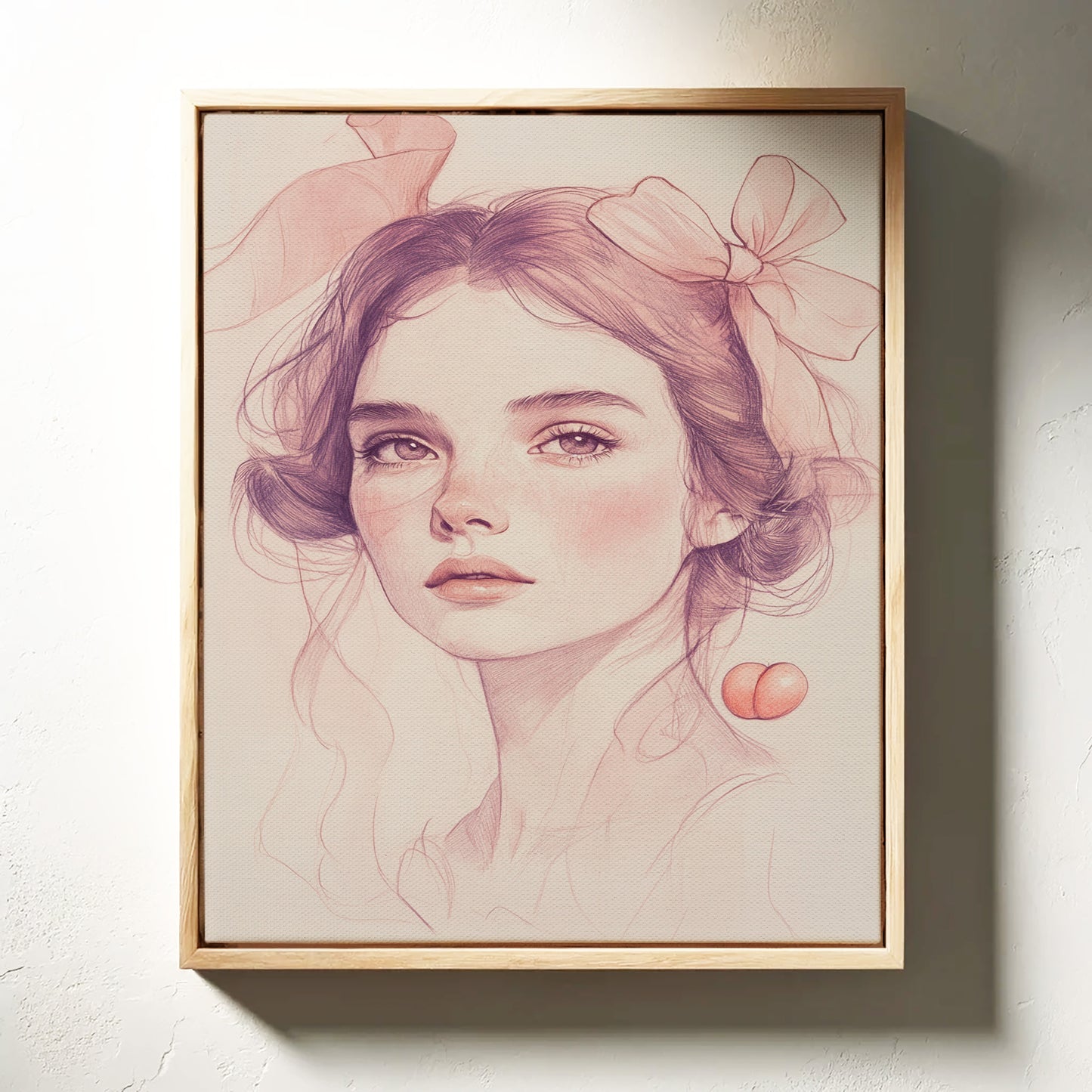 Sweet Peach Ribbons At Dawn