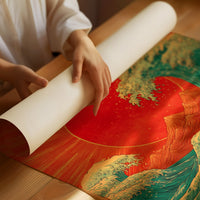 Ocean Waves Chase Rising Sun