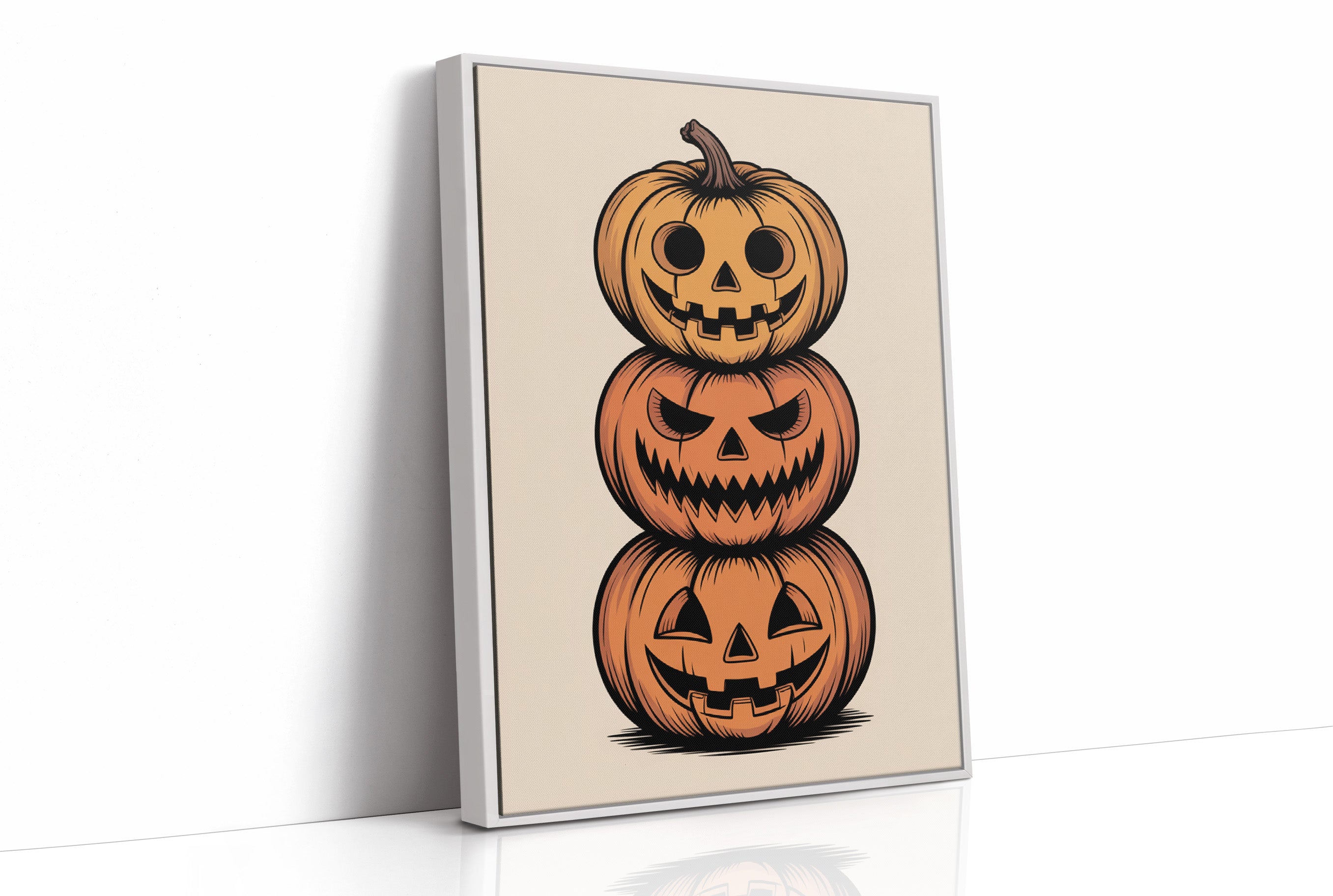 Stacked Gourds Tell October Tales