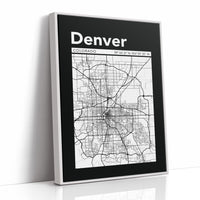 Denver, Mapped in Black