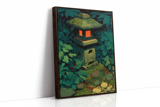 Stone Lantern in the Undergrowth