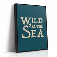 Oceanic Typography: Untamed Waters