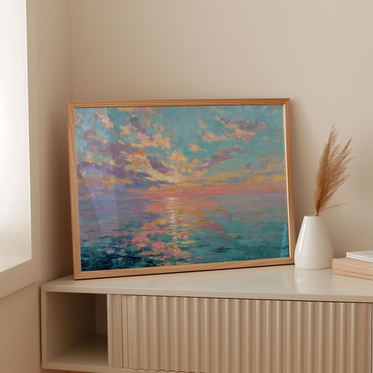 Ocean Light Paints The Morning Sky