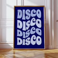 Midnight Grooves Dance Electric Blue