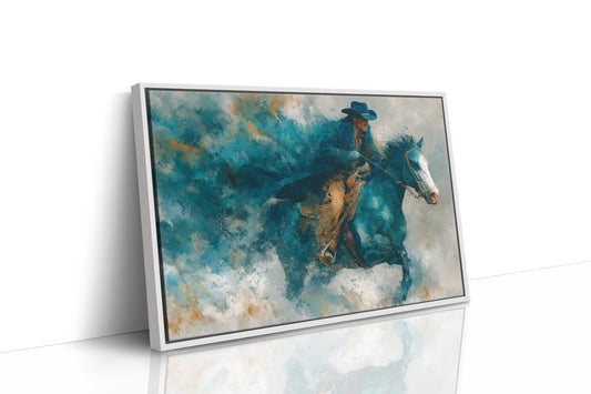 Cowboy Dissolving Into Dust