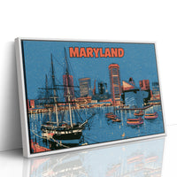 Maryland Harbor Pop Art