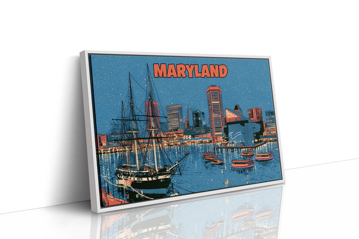 Maryland Harbor Pop Art