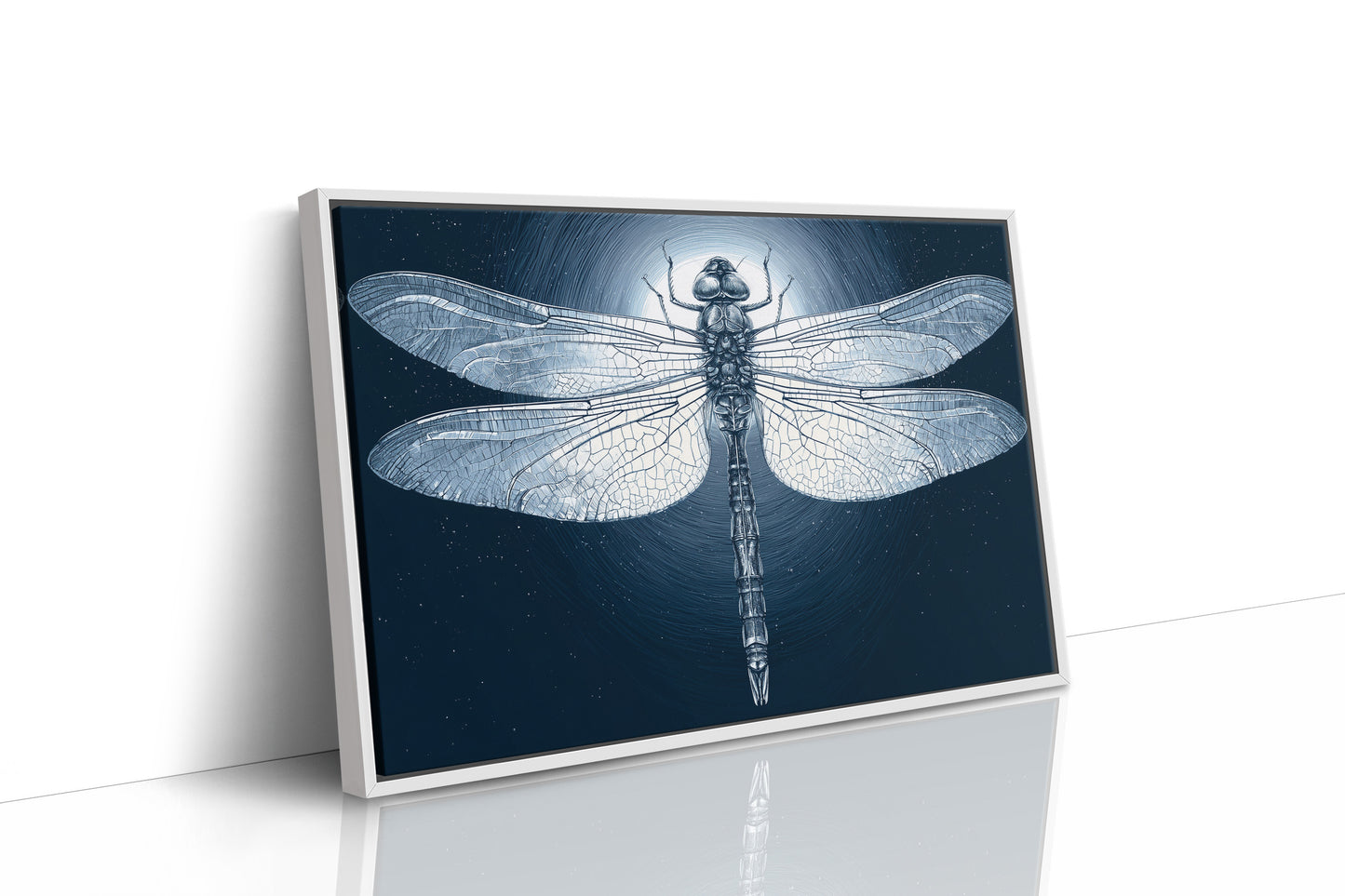 Dragonfly by Moonlight