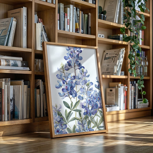 Beneath A Sky of Indigo Blooms