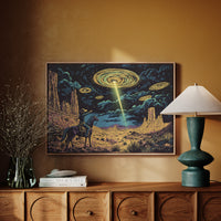 The Arrival Over Monument Valley