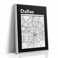Dallas, Mapped in Black
