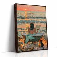 Sunset Soak: Ocean Library