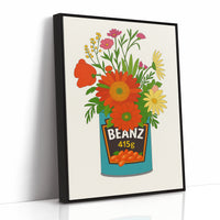 Blooms in a Beanz Tin