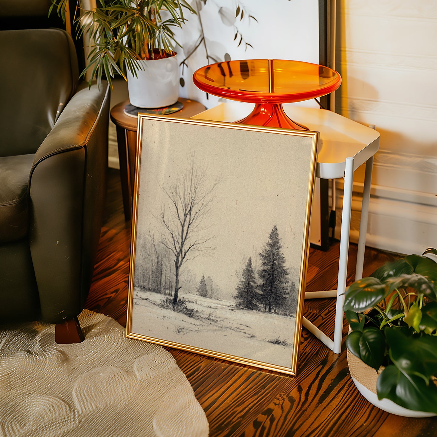 When Silence Paints the Frost