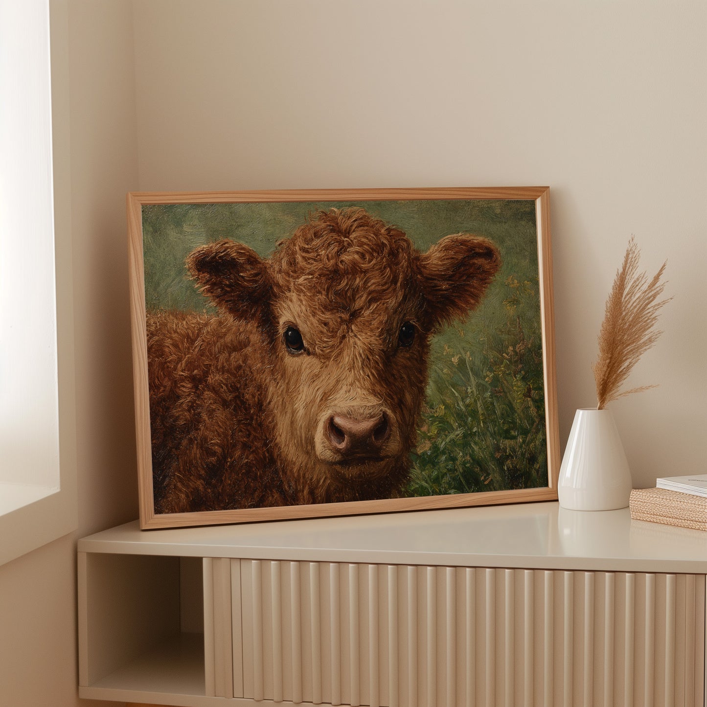 Sweet Summer Calf Holds Wonder