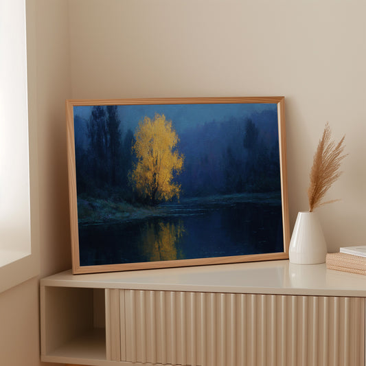 Golden Light Breaks Night's Silence
