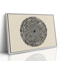 Concentric Patterns Among Literary Worlds