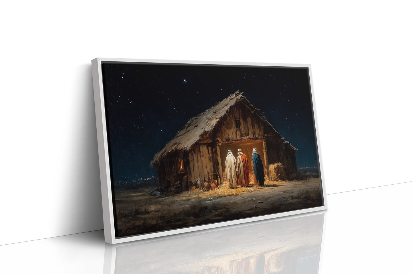 Starlit Manger Beckons Through Time