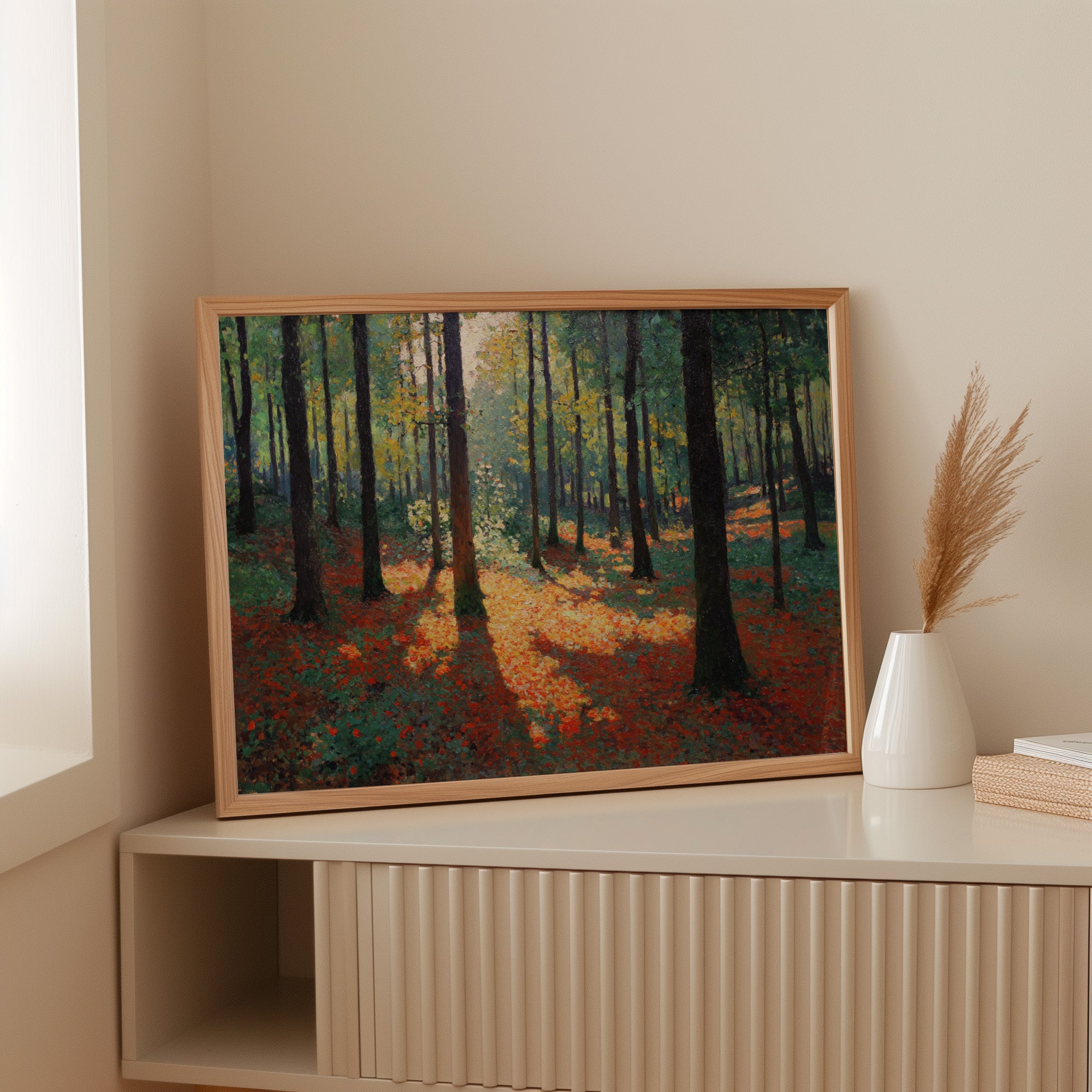 Autumn Light Dances Through Trees