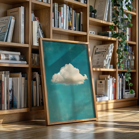 Daydream Cloud Over Turquoise Sky