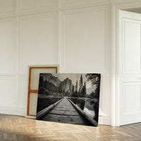 Wooden Path To Mountain Majesty