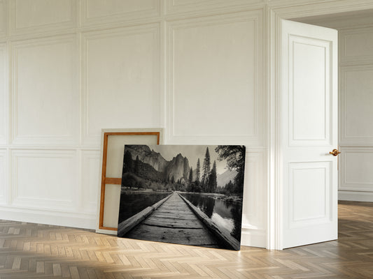 Wooden Path To Mountain Majesty