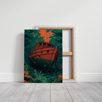 Shipwreck on the Reef Floor