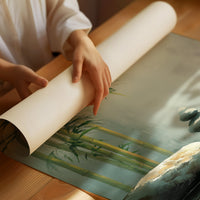 Bamboo Bends Near Silent Waters