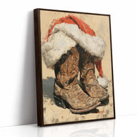 Weathered Boots, Santa's Visit