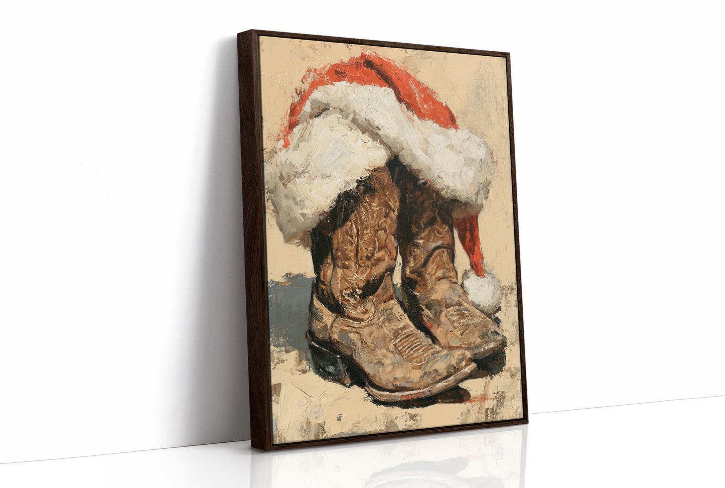 Weathered Boots, Santa's Visit