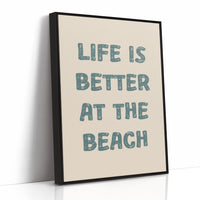 Coastal Wisdom in Teal Typography