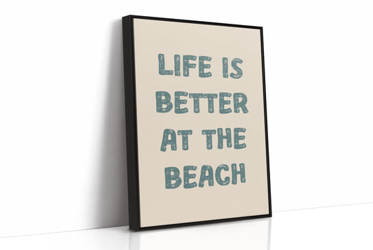 Coastal Wisdom in Teal Typography