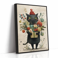 Midnight's Gift Bearer: A Festive Feline Tale