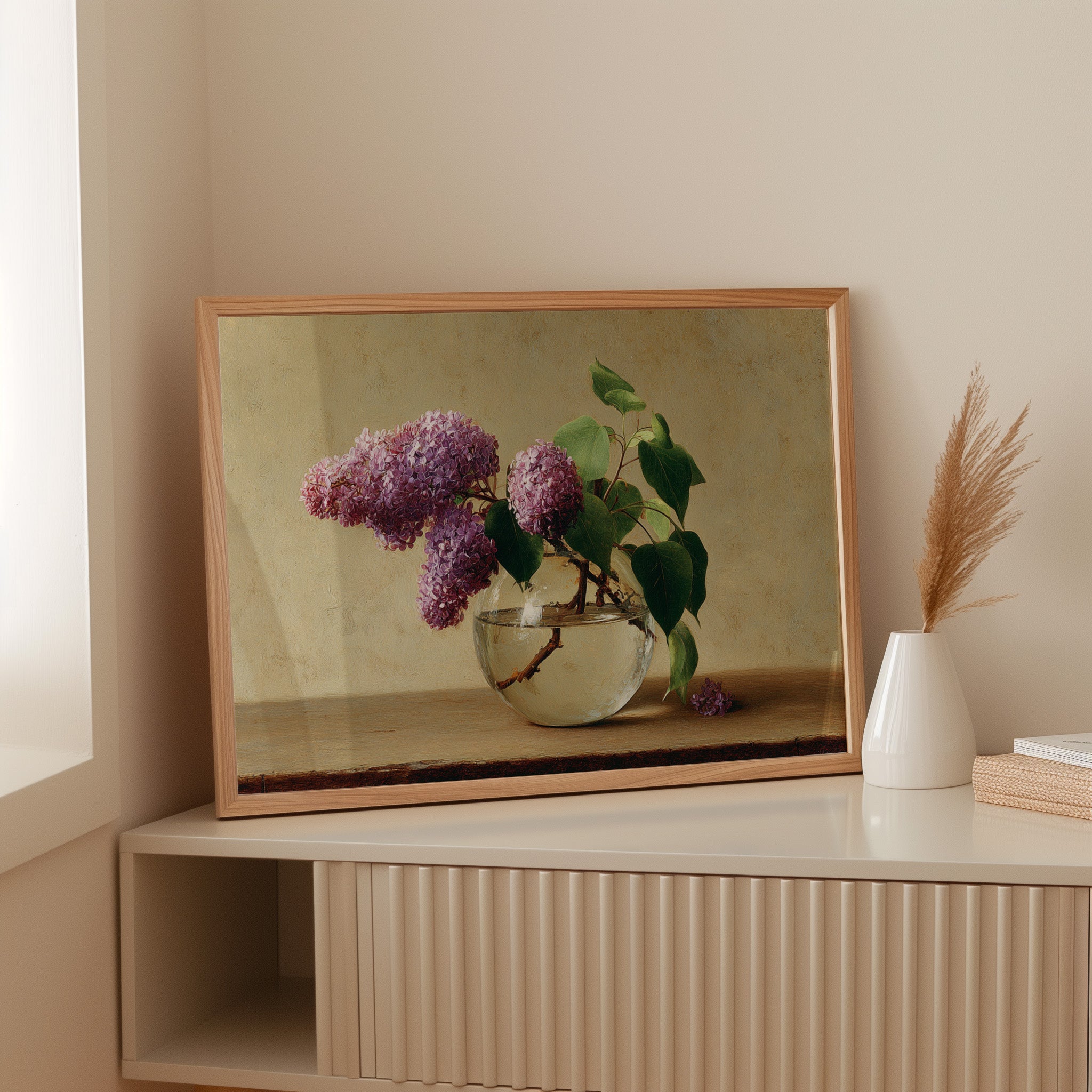 Lilacs Dance In Crystal Light