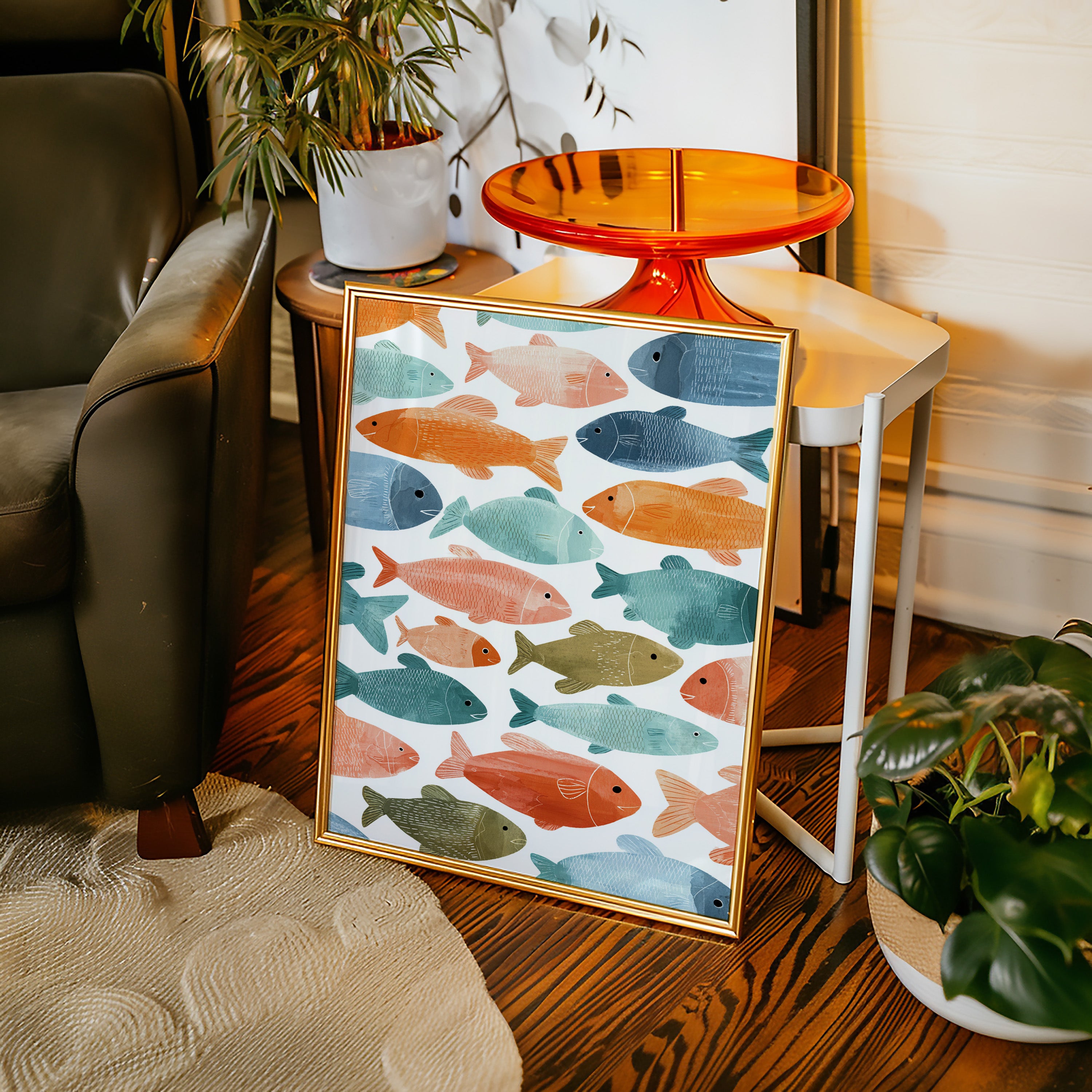 Currents of Color Beneath Waves