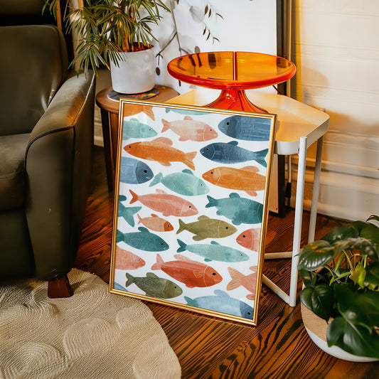 Currents of Color Beneath Waves