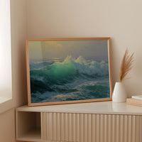 Ocean's Wild Dance At Dawn